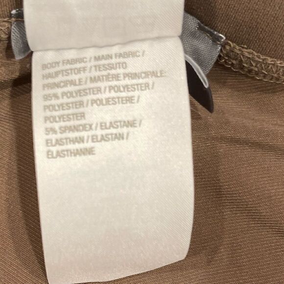 Lisa Rinna Collection Banded Bottom Knit Crop Pants In Dark Taupe.Size XXS - Picture 11 of 15